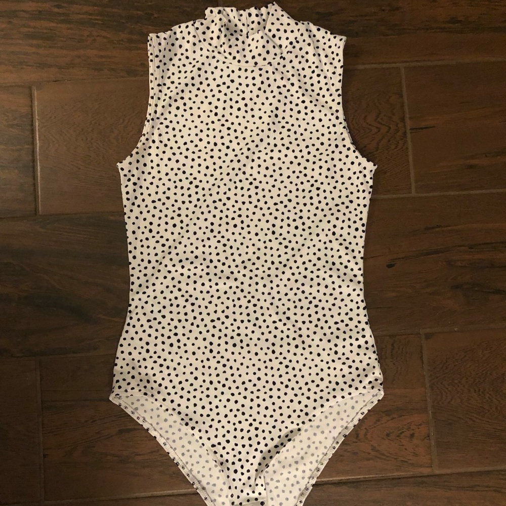 Polka dot bodysuit